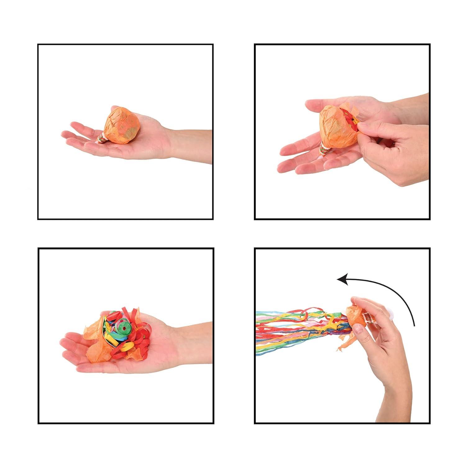 Beistle Handheld Party Streamer Bundles, (5/Pkg) Multicolored