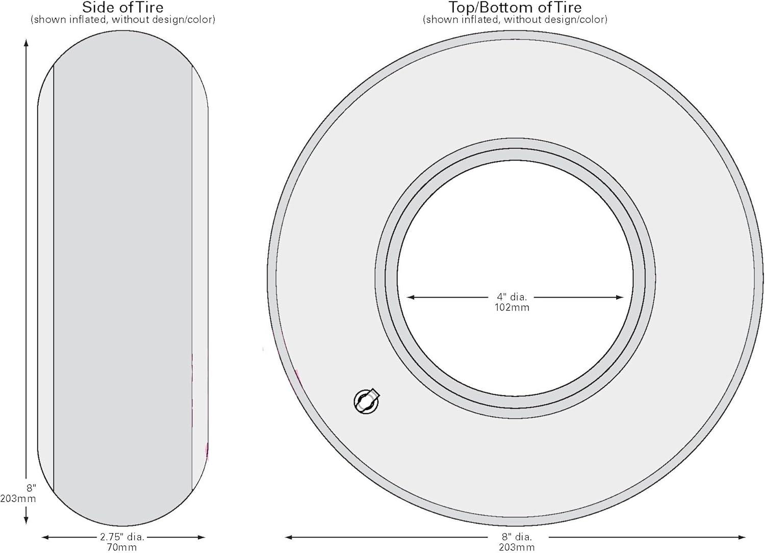 Mini Inflate Tires - Party Favors - 12 Pieces