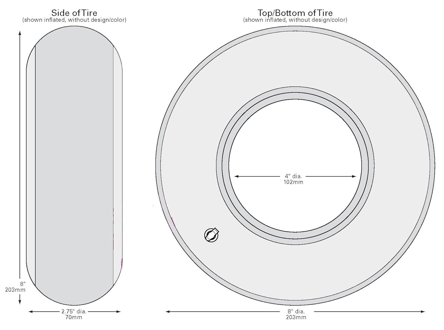 Mini Inflate Tires - Party Favors - 12 Pieces