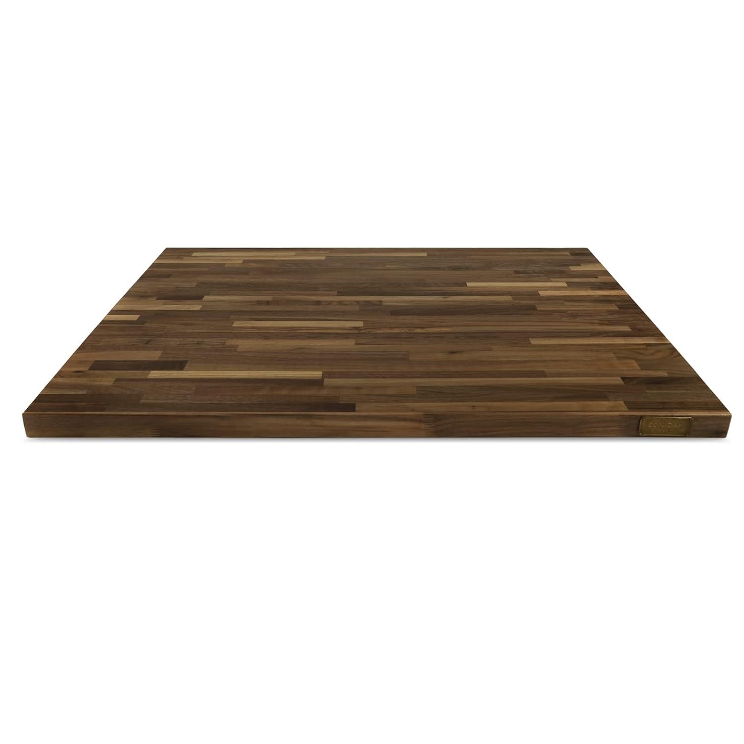 CONSDAN CONSDAN Butcher Block Counter Top, Solid Walnut Hardwood Countertop, Prefinished with Food-Safe Oil