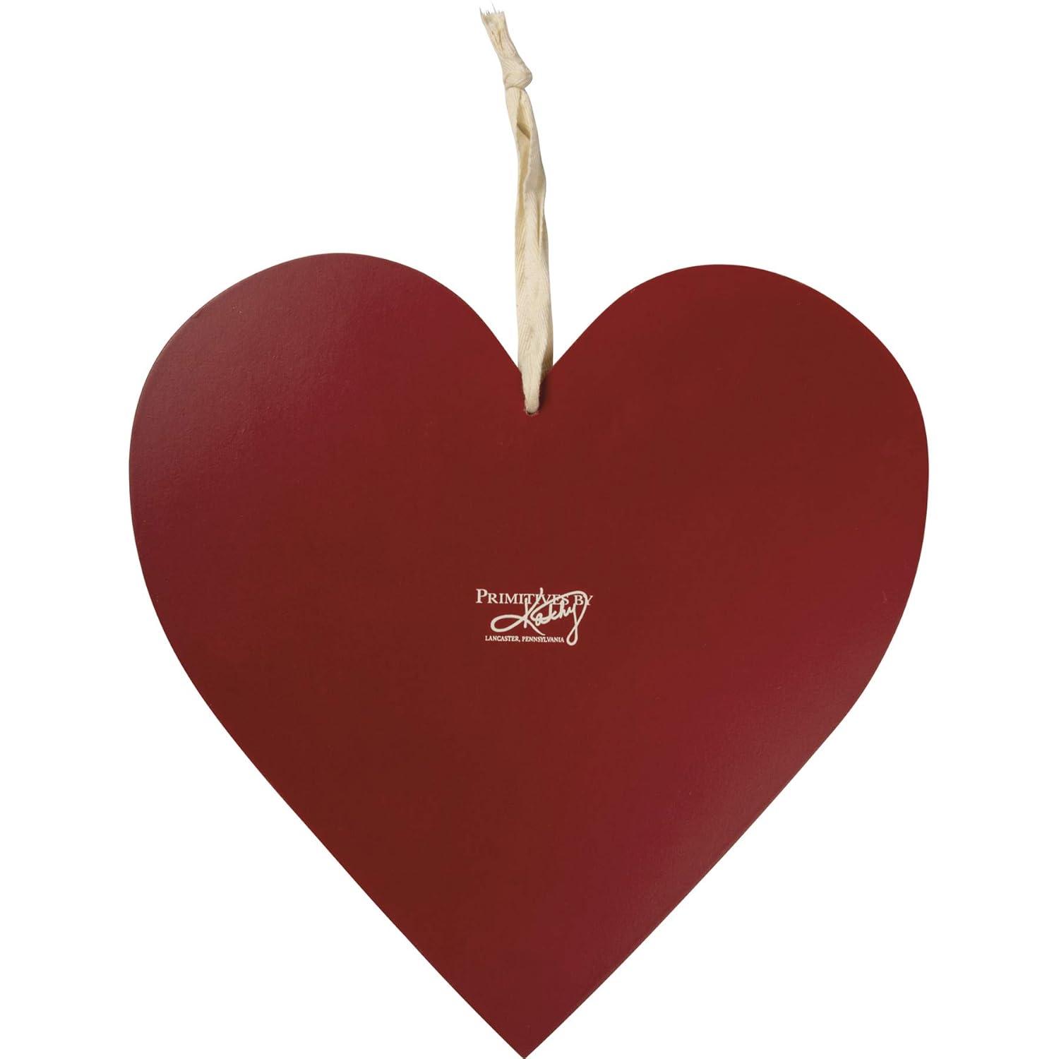Primitives by Kathy 108714 Love Lives Here Wall Decor, 14-inch High, Wood