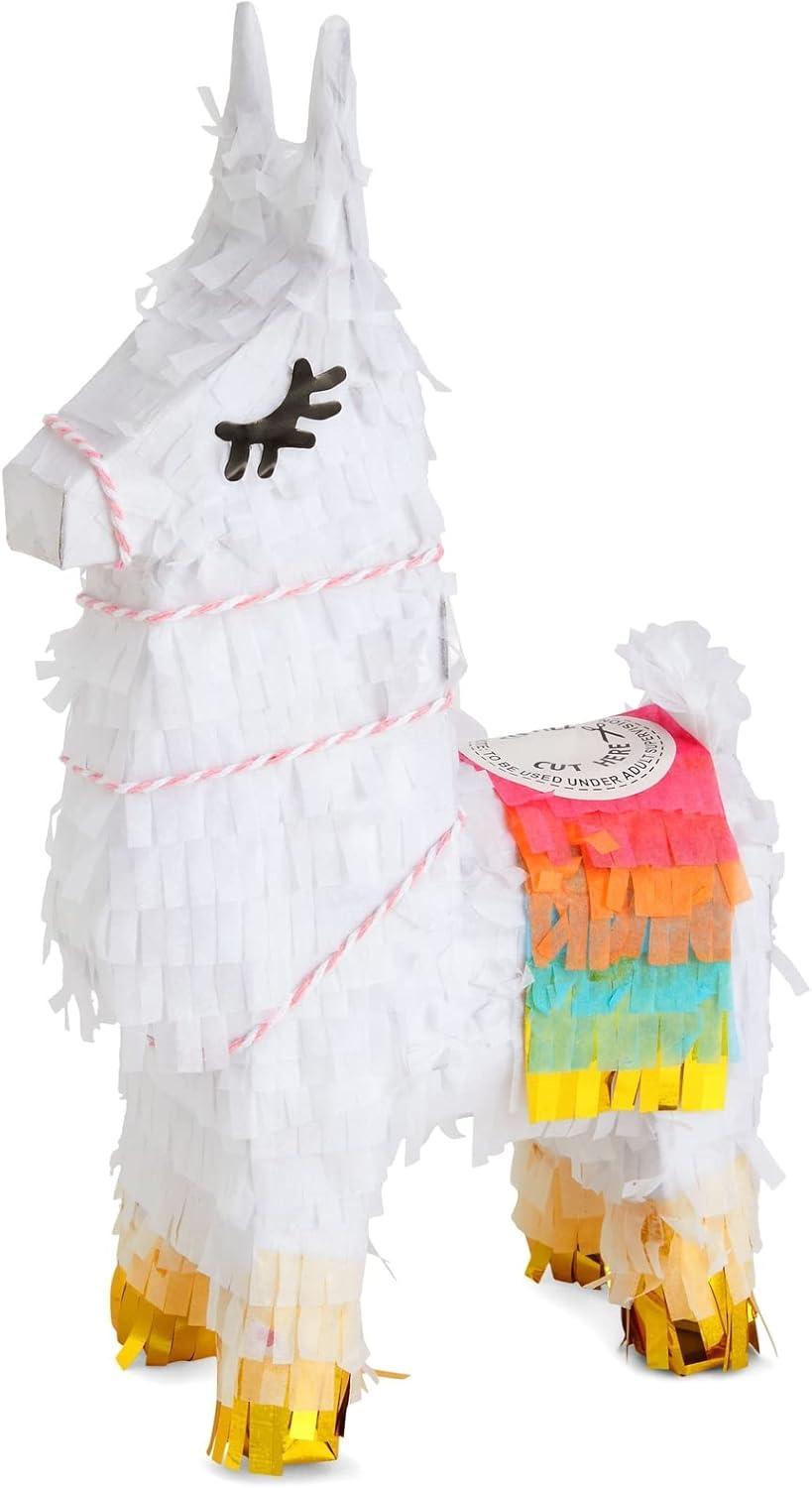 Juvale 3 Pack of Mini Llama Pinatas for Birthday Celebration, Fiesta Decorations, Animal-Themed Party Supplies, 4.9 x 2.1 x 10.2 In