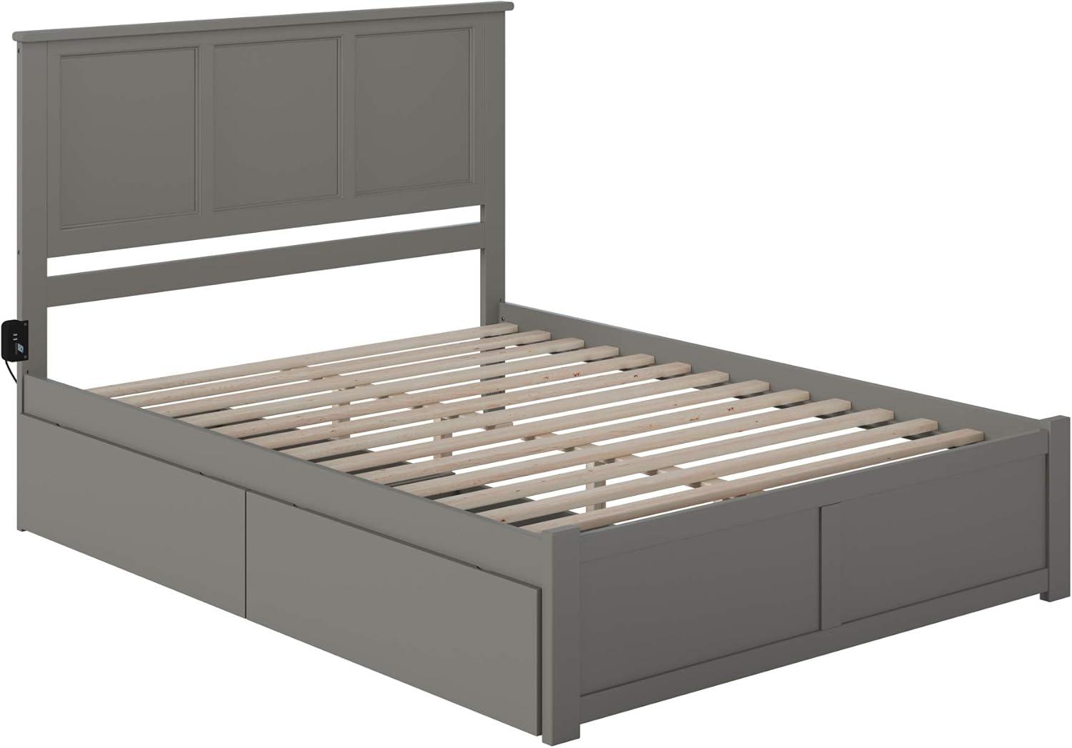 Madison Solid Wood Platform Storage Bed