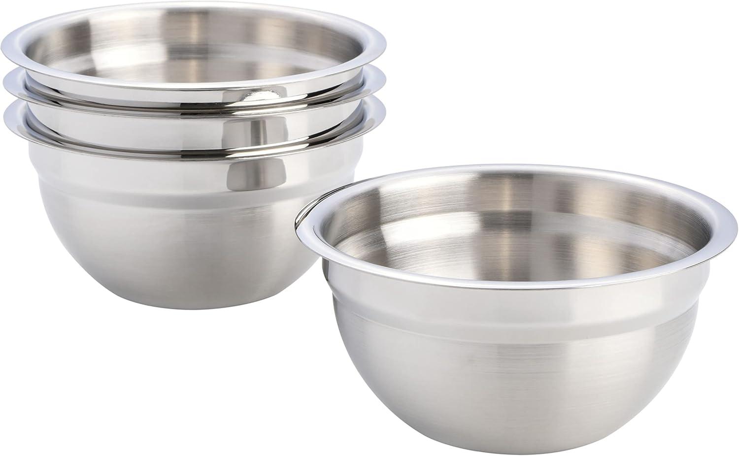 Babish 4 piece Stainless Steel Mini Prep Bowls