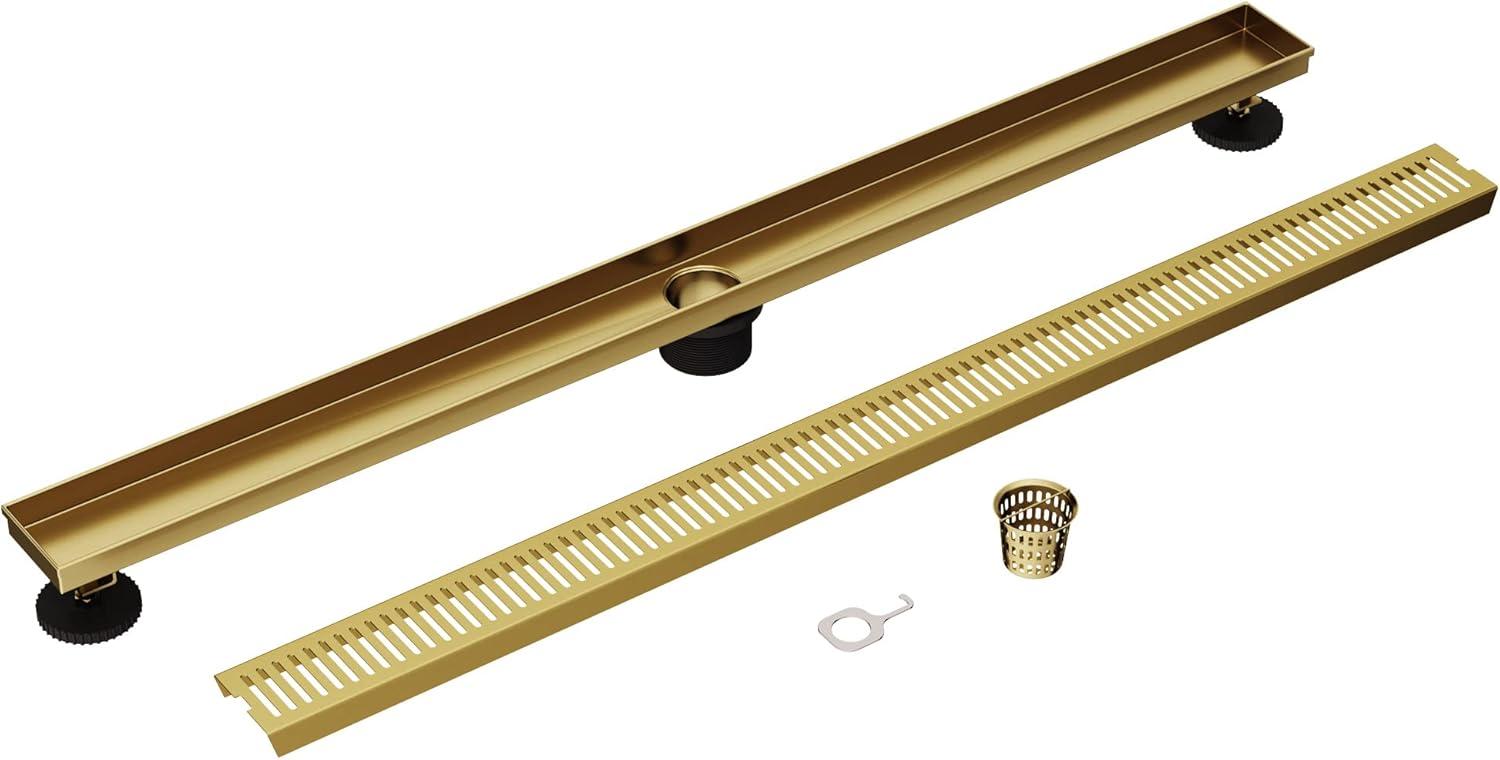 Elan 36" Rectangular Grate Linear Grid Shower Drain