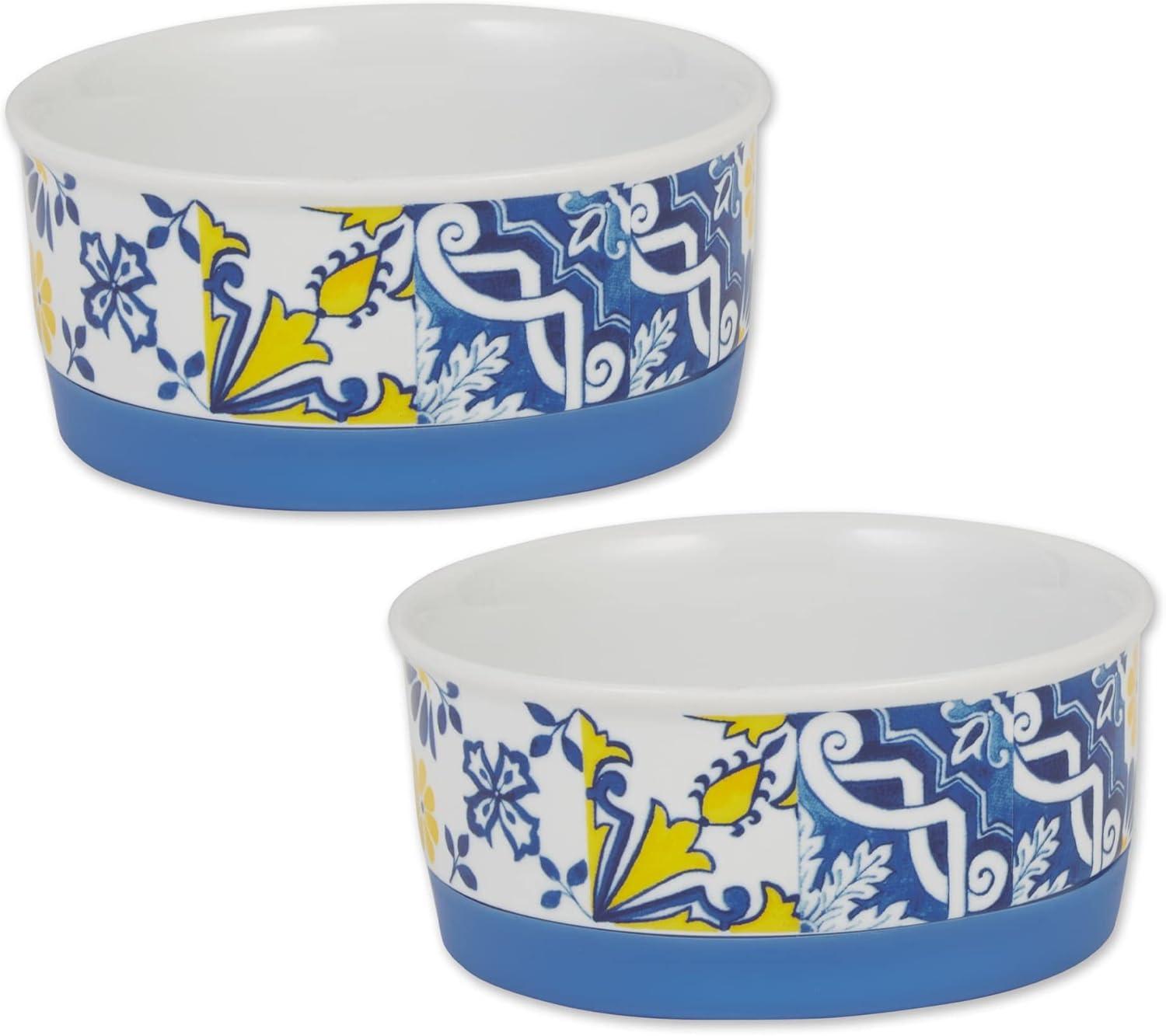 Pet Bowl - Portuguese Azulejos - Small 4.25Dx2H SET/2