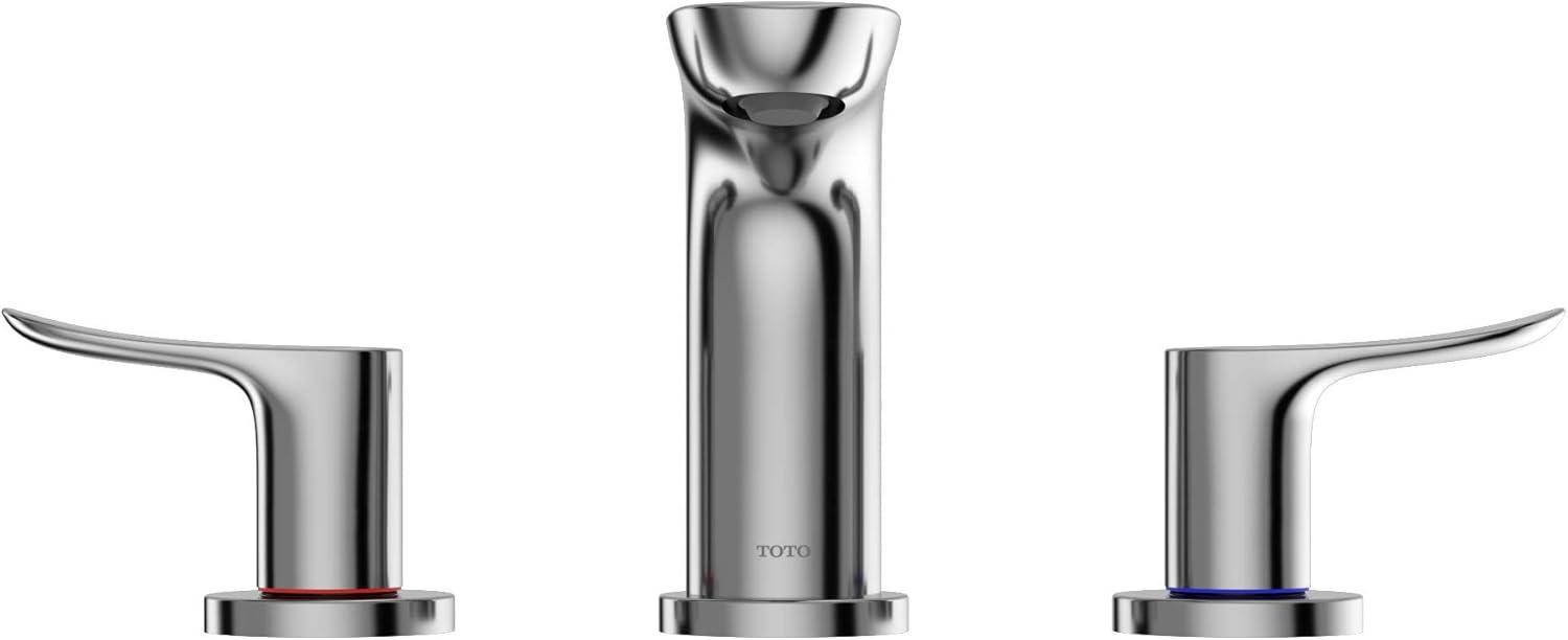 TOTO TLG01201U#CP Double Handle Bathroom Faucet with Drain Assembly