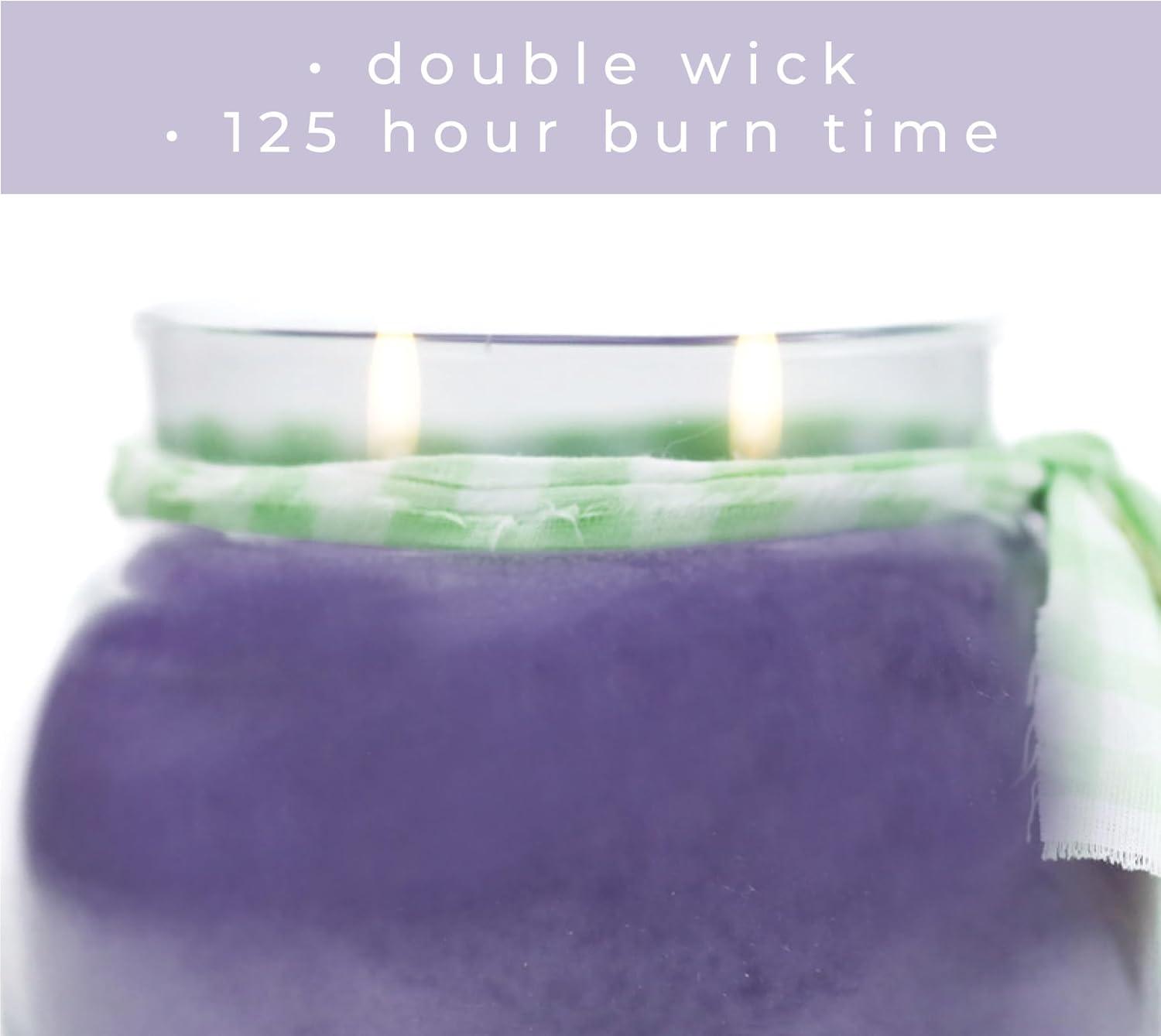 A Cheerful Giver - Lilacs In Bloom Mama Scented Glass Jar Candle (22oz) with Lid & True to Life Fragrance Made in USA