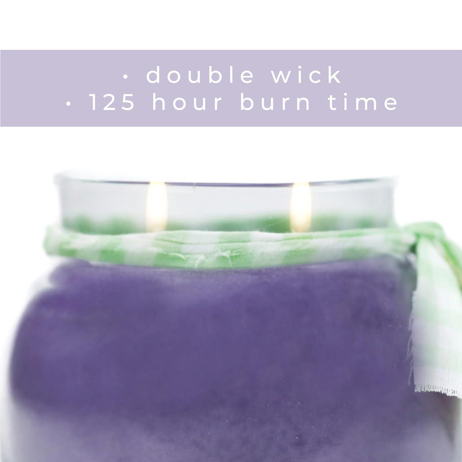 A Cheerful Giver - Lilacs In Bloom Mama Scented Glass Jar Candle (22oz) with Lid & True to Life Fragrance Made in USA