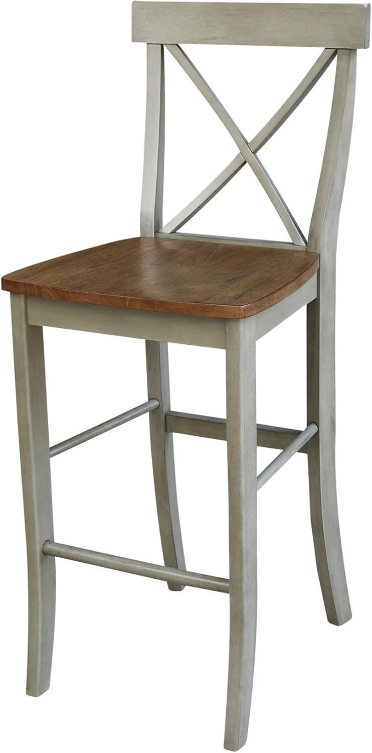 30" X Back Barstool - International Concepts