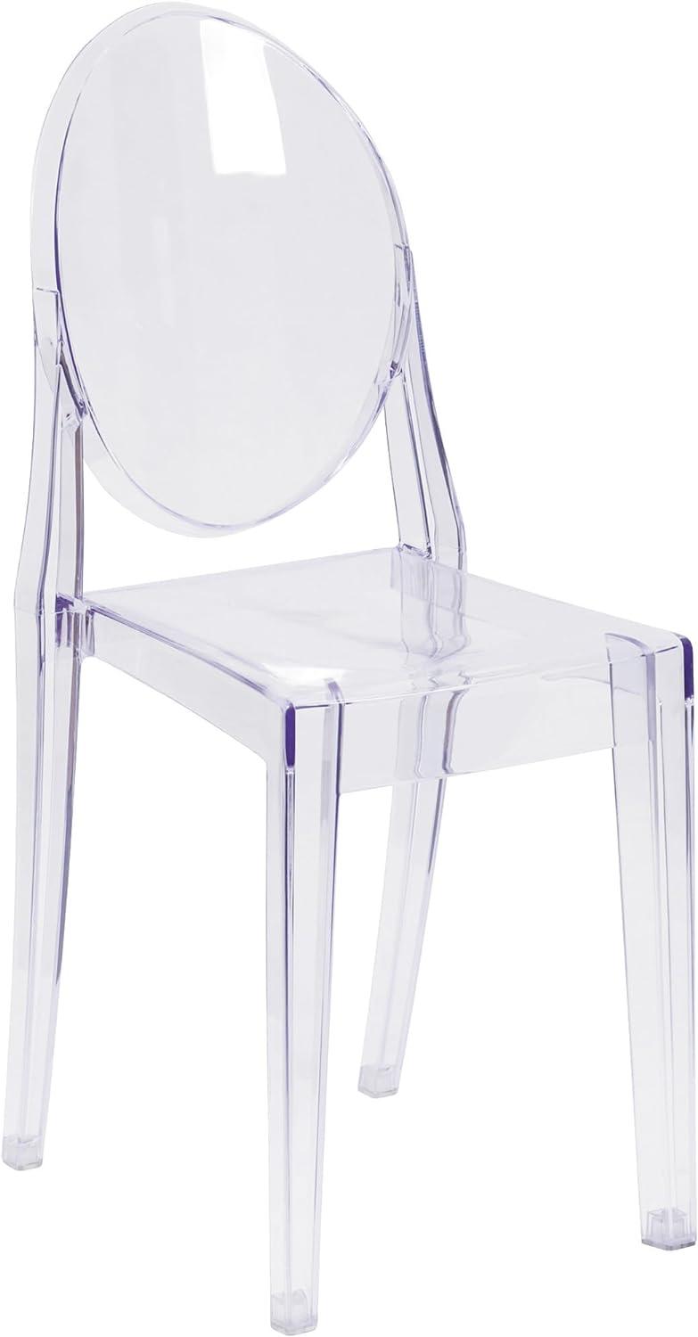 Cheryl Clear Transparent Plastic Side Chair