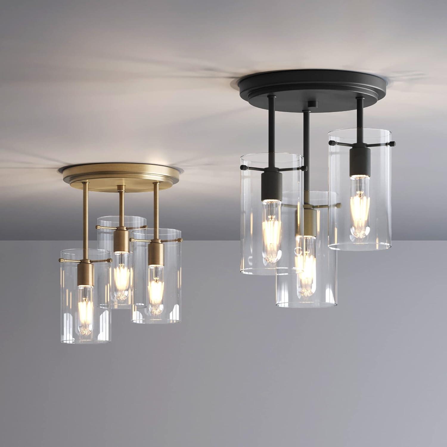 Nathan James Argo Flush Mount Gold