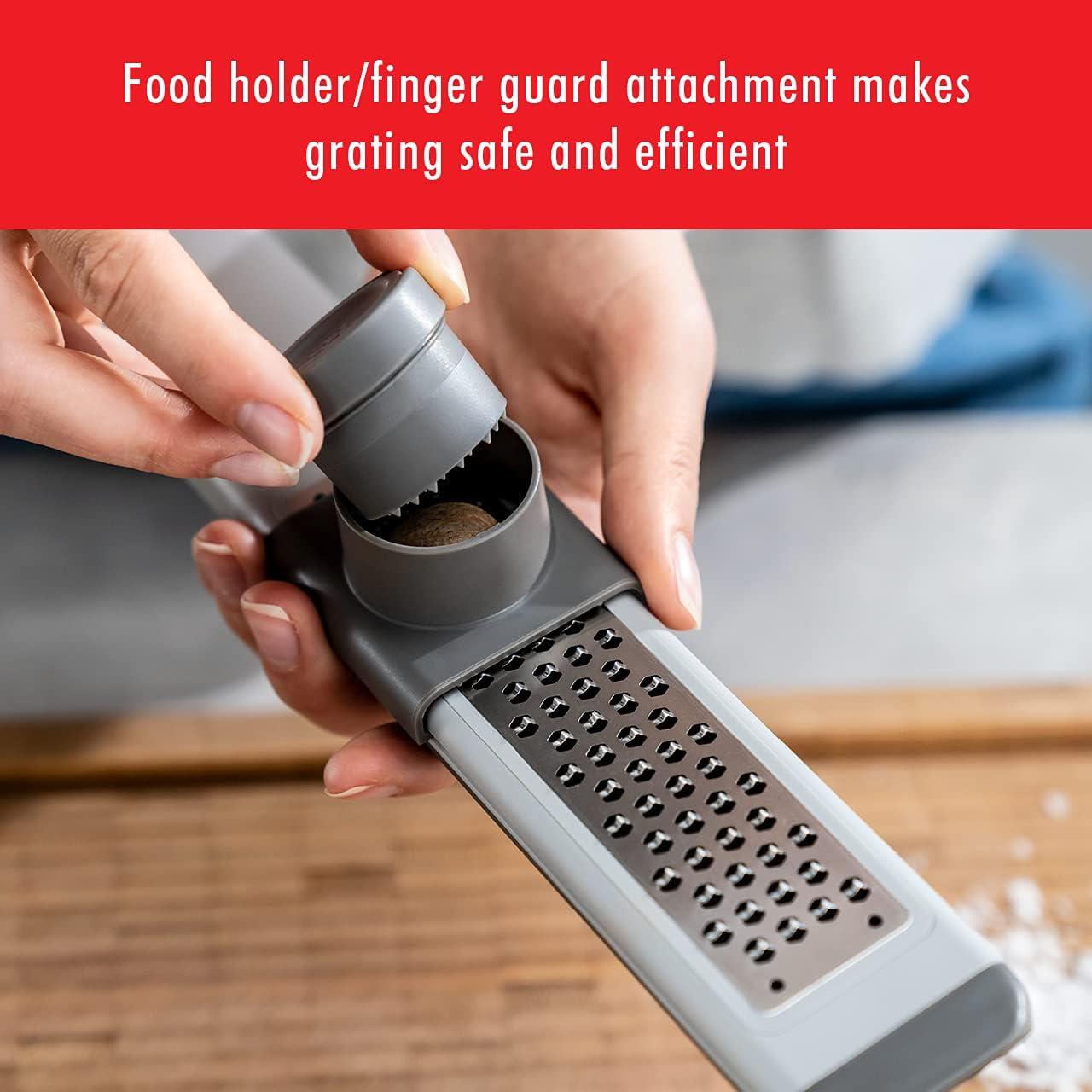 Zwilling Z-Cut Fine Grater with Storage Tray and Finger Guard