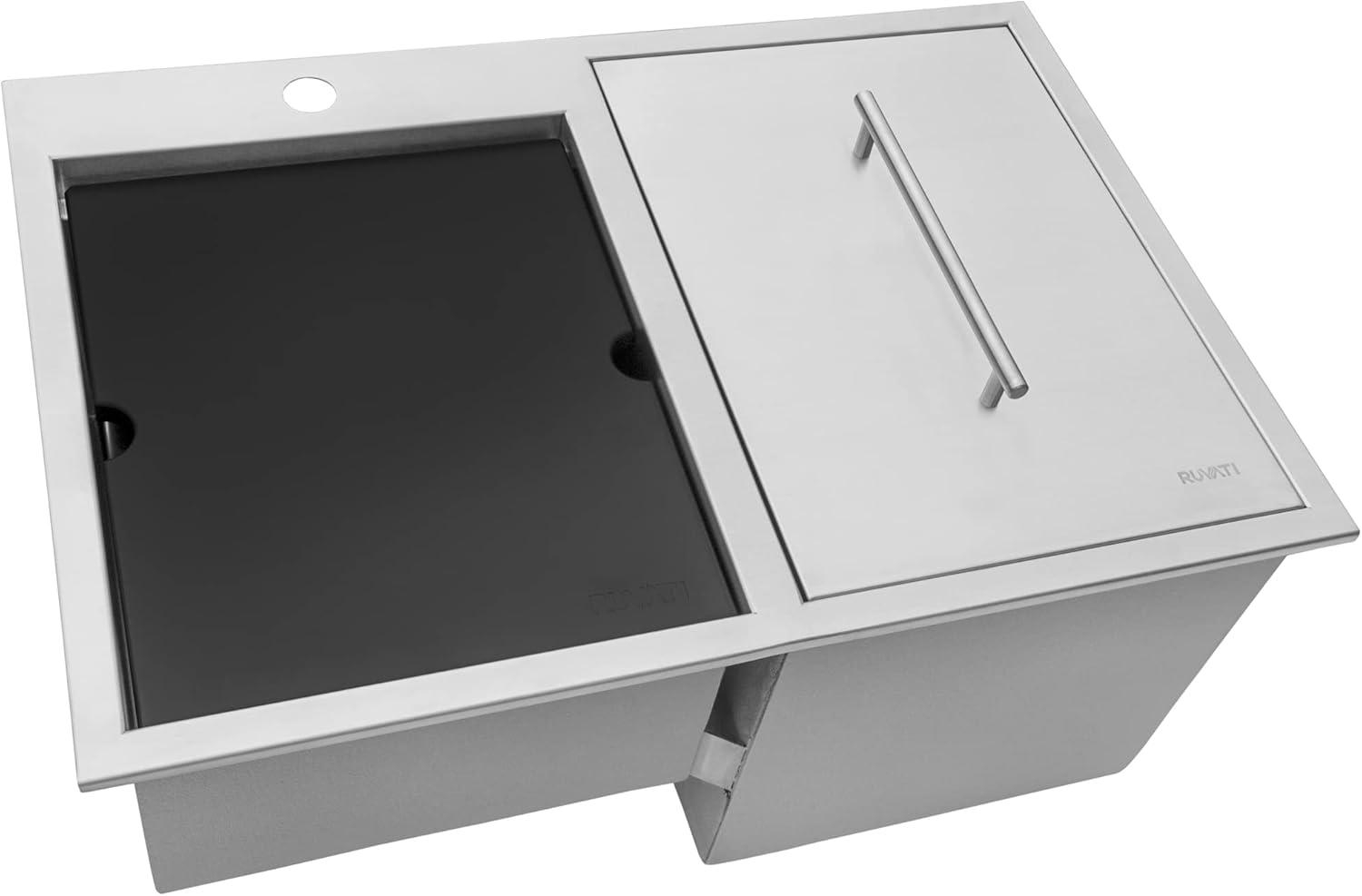 Merino 13'' Stainless Steel 7 Drop-In Outdoor Sink