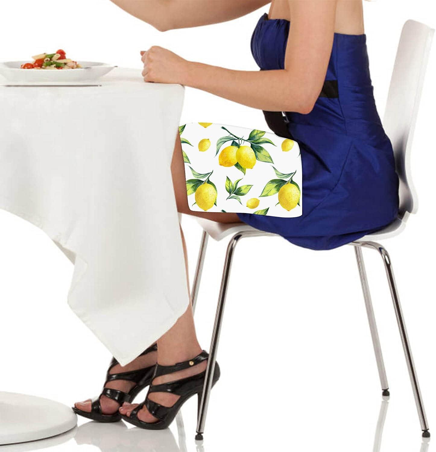 DII Lemon Bliss Printed Napkin Set 6 Piece, Yellow/Green, 20x20"