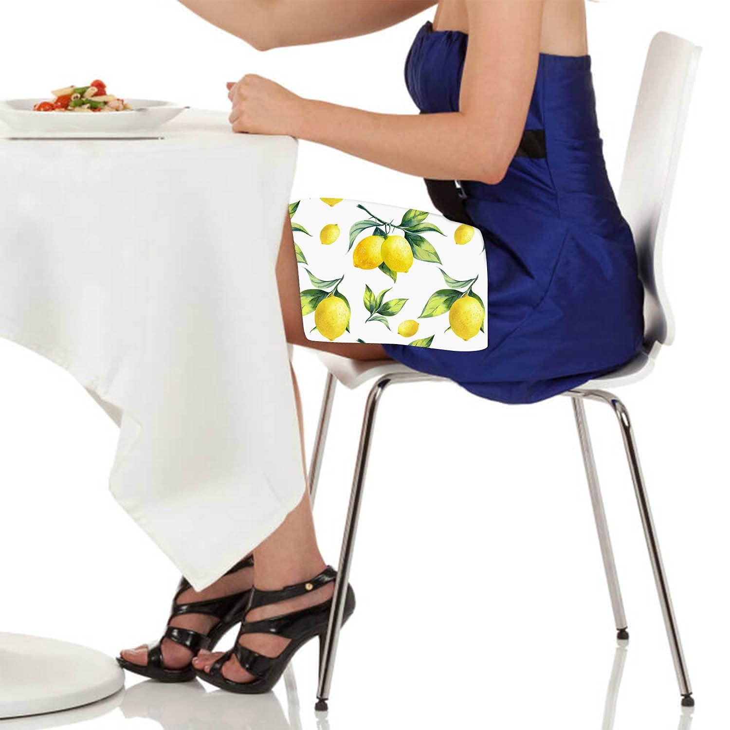 DII Lemon Bliss Printed Napkin Set 6 Piece, Yellow/Green, 20x20"