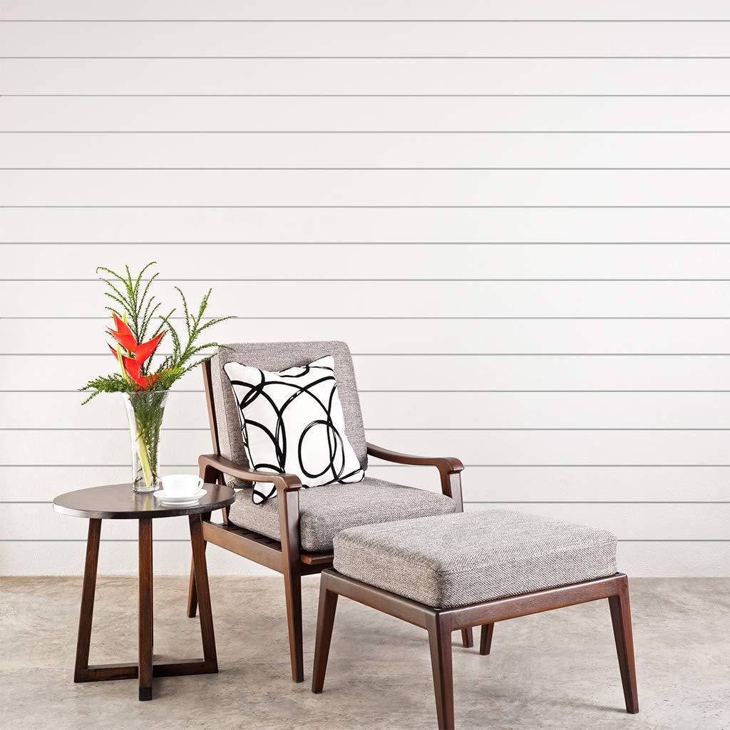 Kimberly Bay 7.25" x 84" Shiplap Wall Paneling in Primed White
