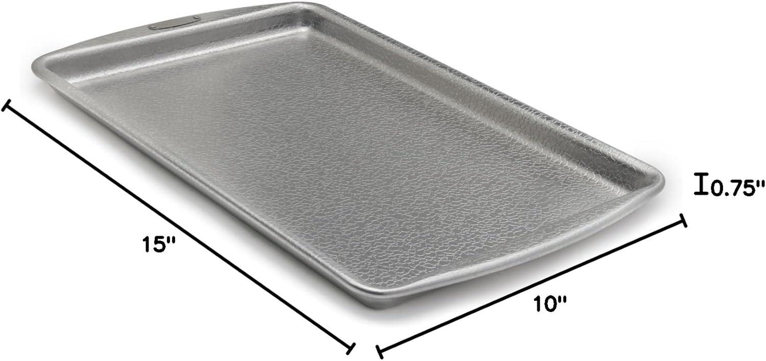 Pebble Pattern Aluminum Non-Stick Jelly Roll Pan 10" x 15"