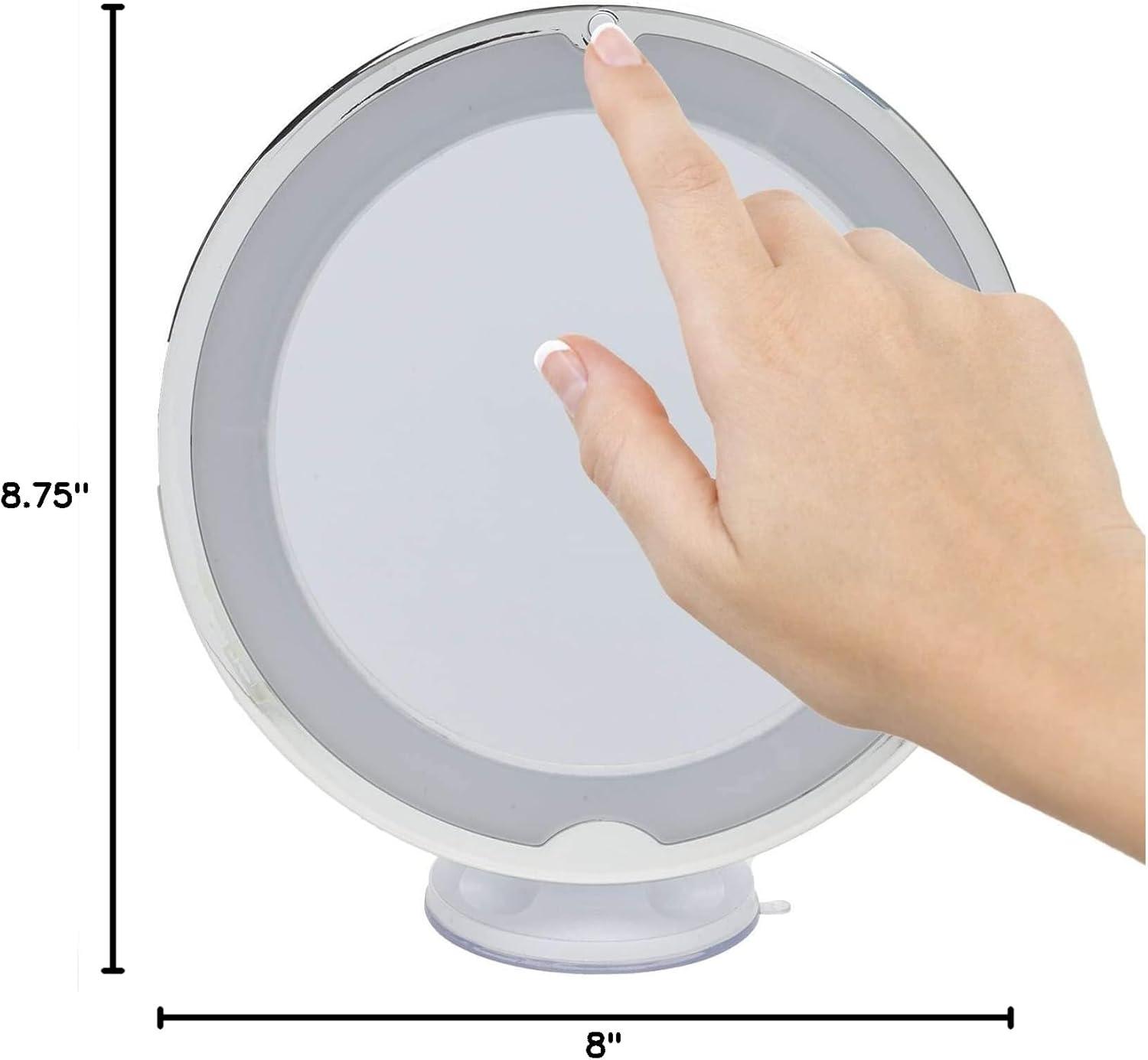 LitezAll Battery Powered Make-Up Mirror with Suction Cup Base