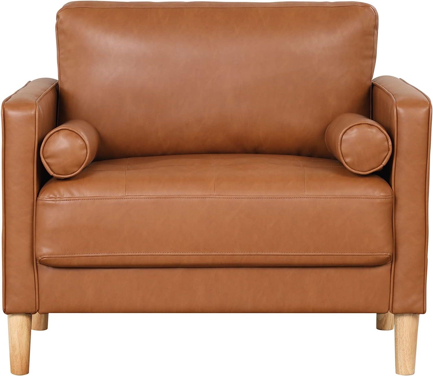 Lifestyle Solutions Giovanni Chair Caramel Vegan Leather