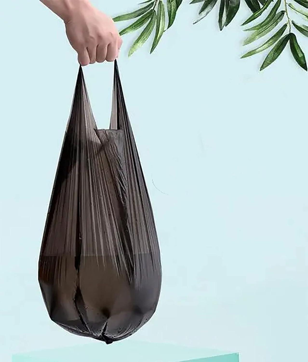 Small Trash Bags,5 Rolls 46x60 Cm 100 PCS 4 Gallon Garbage Bags, For Kitchen Bathroom Bedroom Office Use