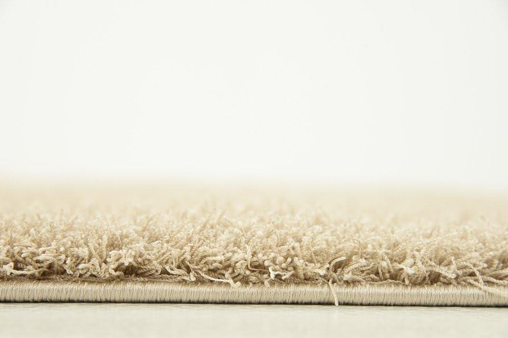 Unique Loom 4' 1 x 6' 1 Taupe Studio Solid Shag Sky Area Rug