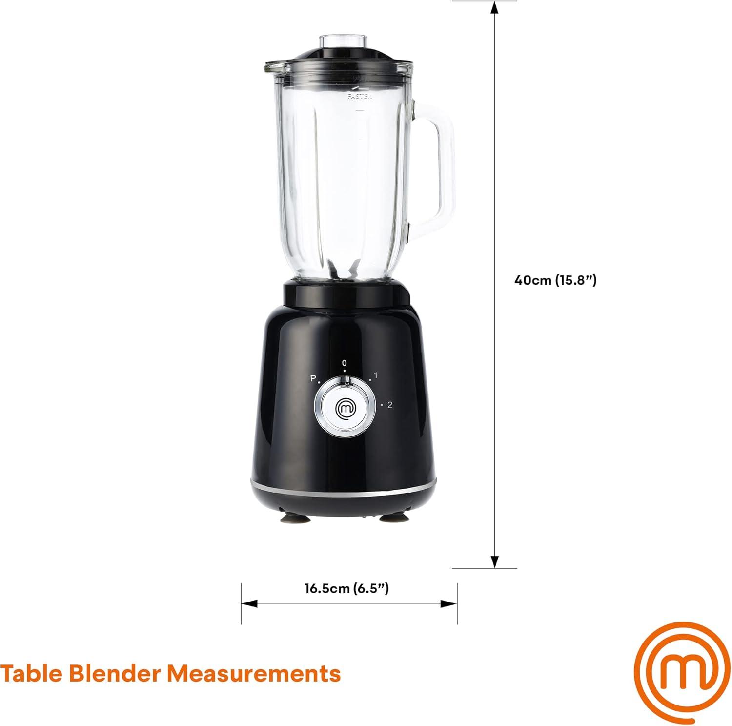 MasterChef 1.1-Qt. 300-Watt 2-Speed Table Blender with Glass Pitcher, VRD91910204001