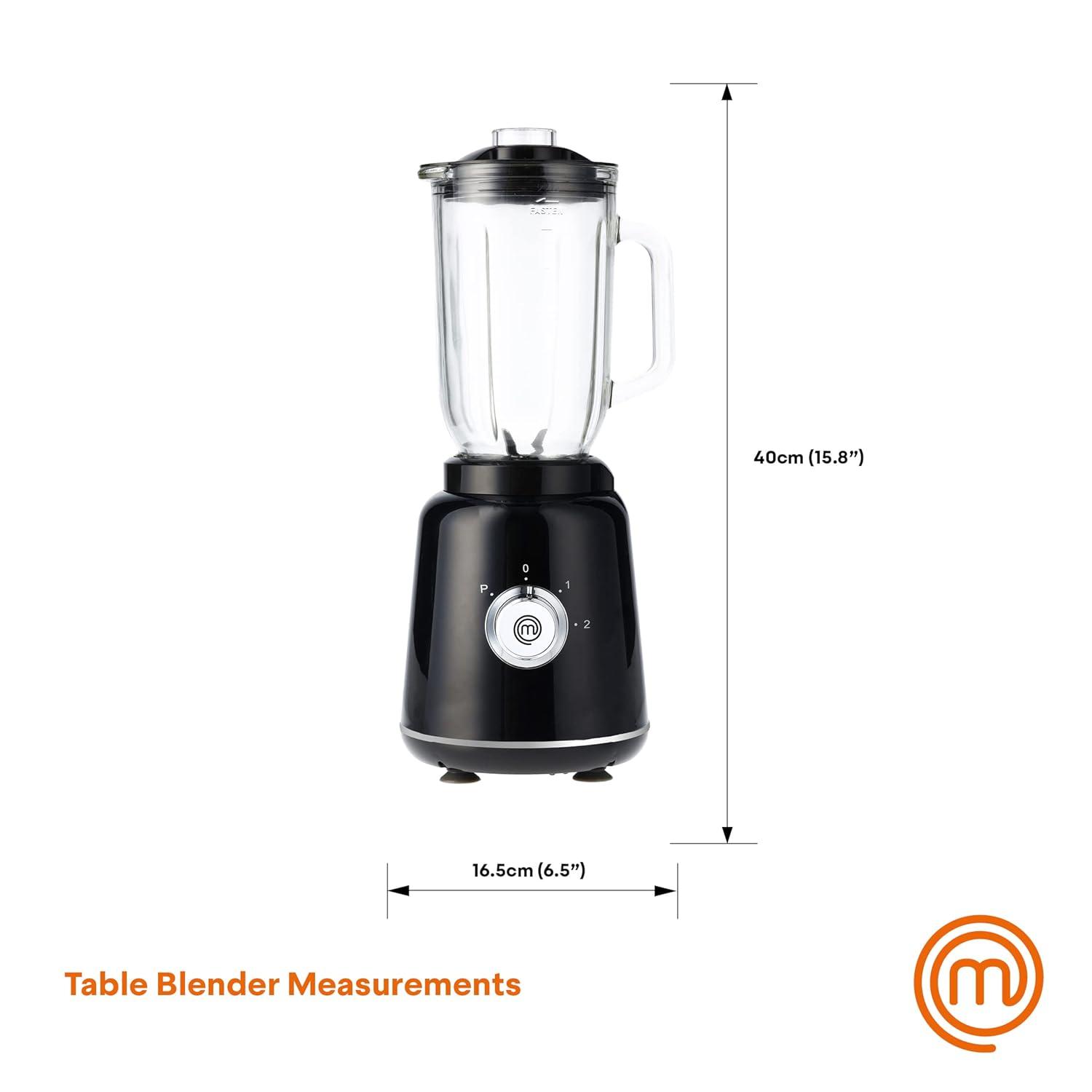 MasterChef 1.1-Qt. 300-Watt 2-Speed Table Blender with Glass Pitcher, VRD91910204001