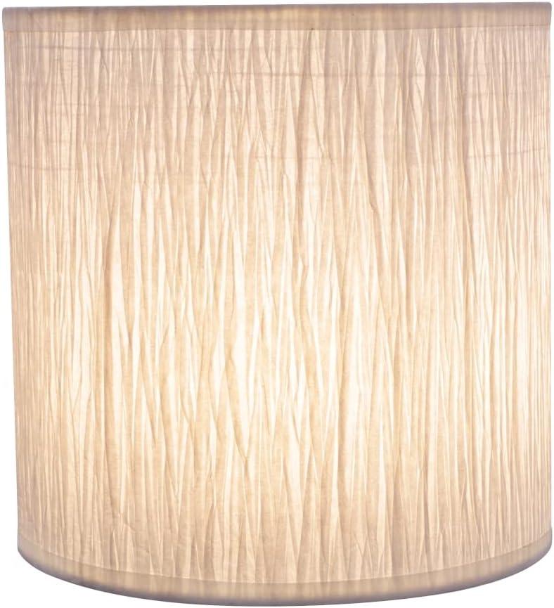 Highland Dunes 8'' H x 8'' W Linen Drum Lamp Shade