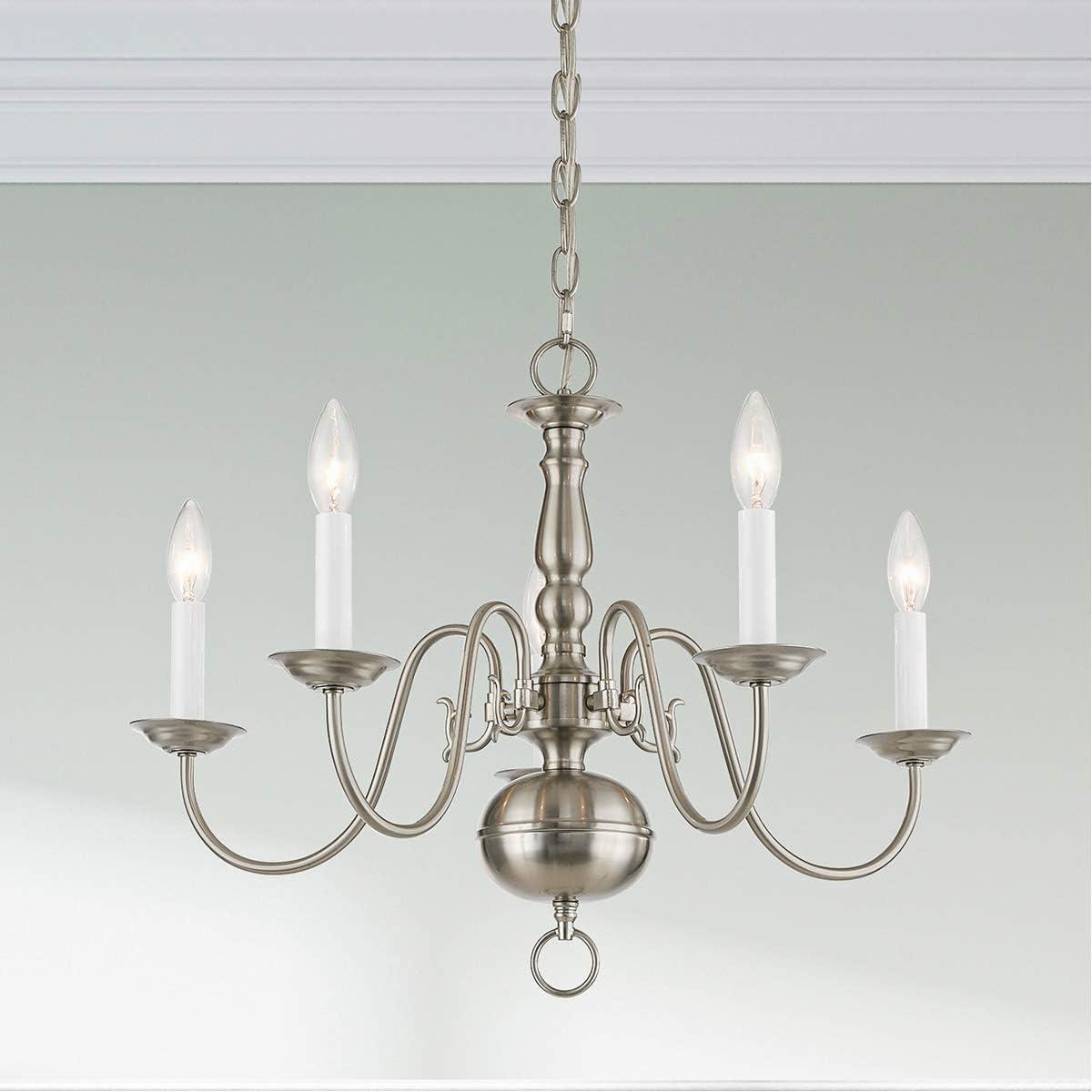 Livex Lighting - Williamsburgh - 5 Light Chandelier in Traditional Style - 24