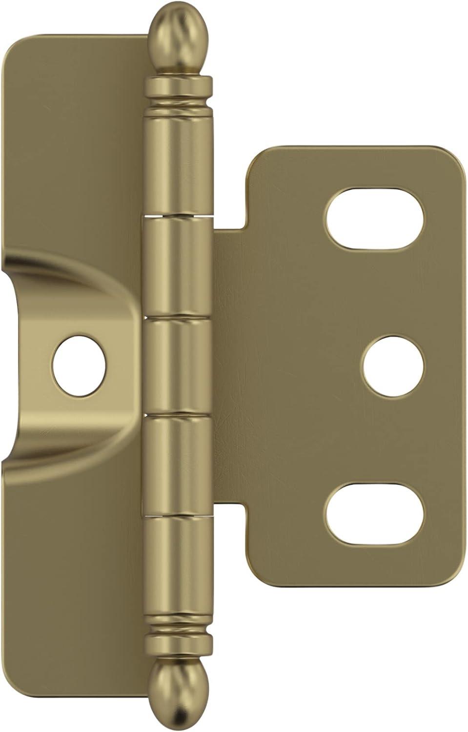 Golden Champagne Steel Cabinet Hinge with Ball Tip