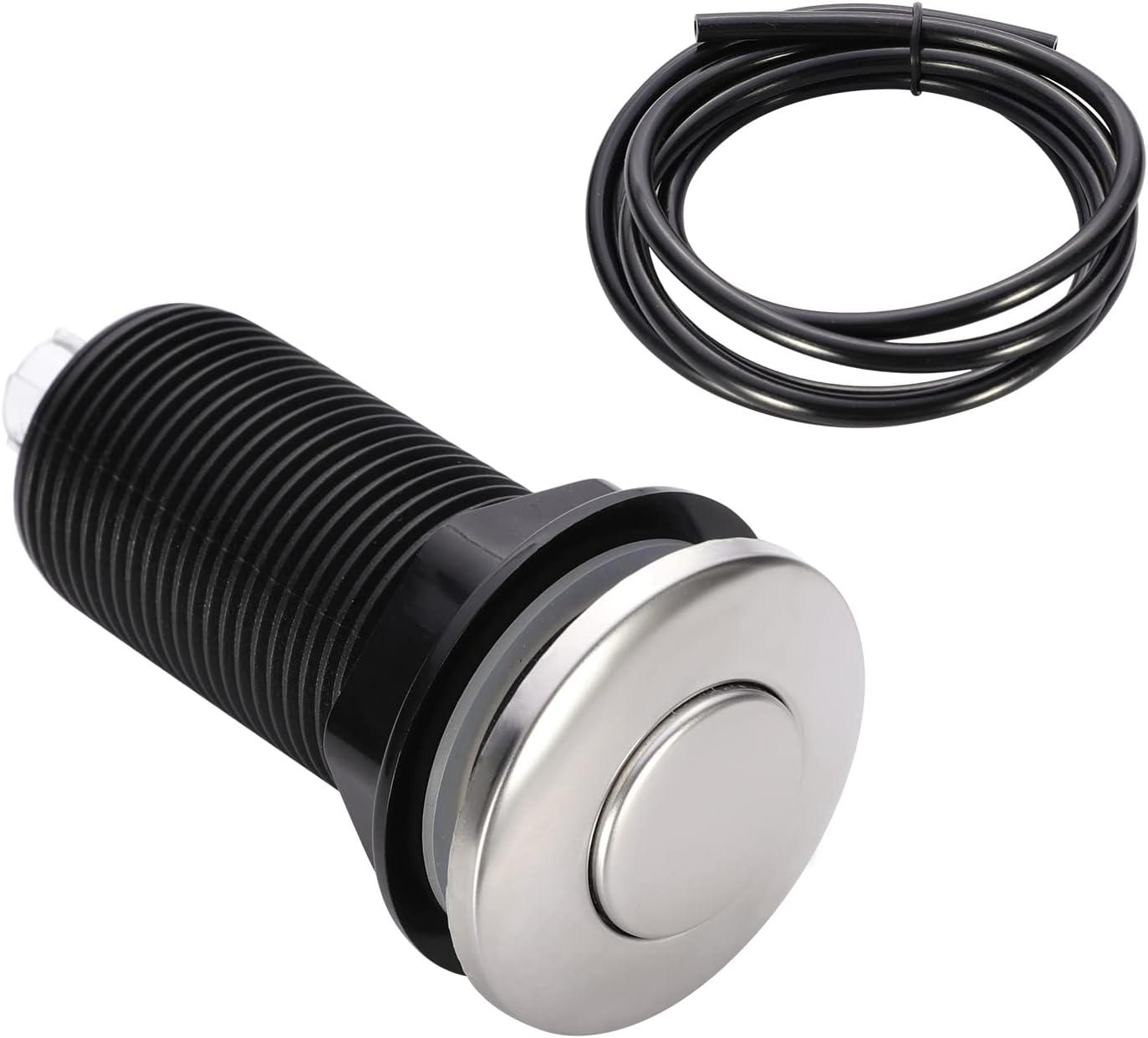 Kraus KRAUS Garbage Disposal Air Switch Kit with Push Button, AC Adapter, Power Cord, and Air Tube Included