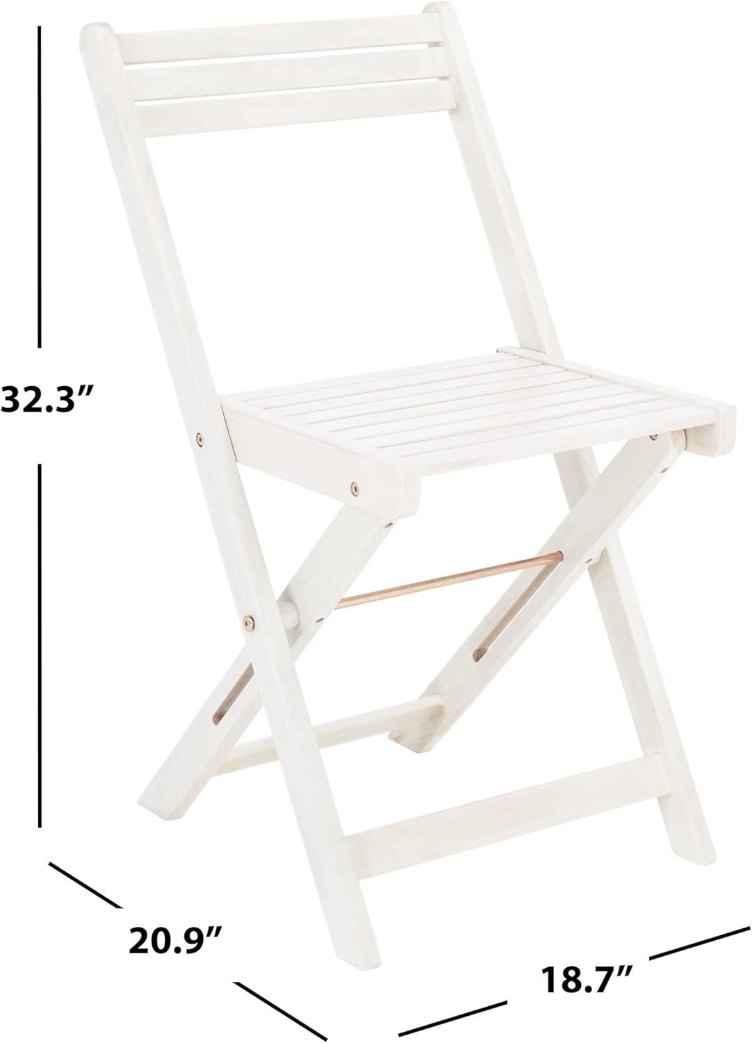 Arvin Table And 4 Chairs - Outdoor - PAT7001 - White - Safavieh
