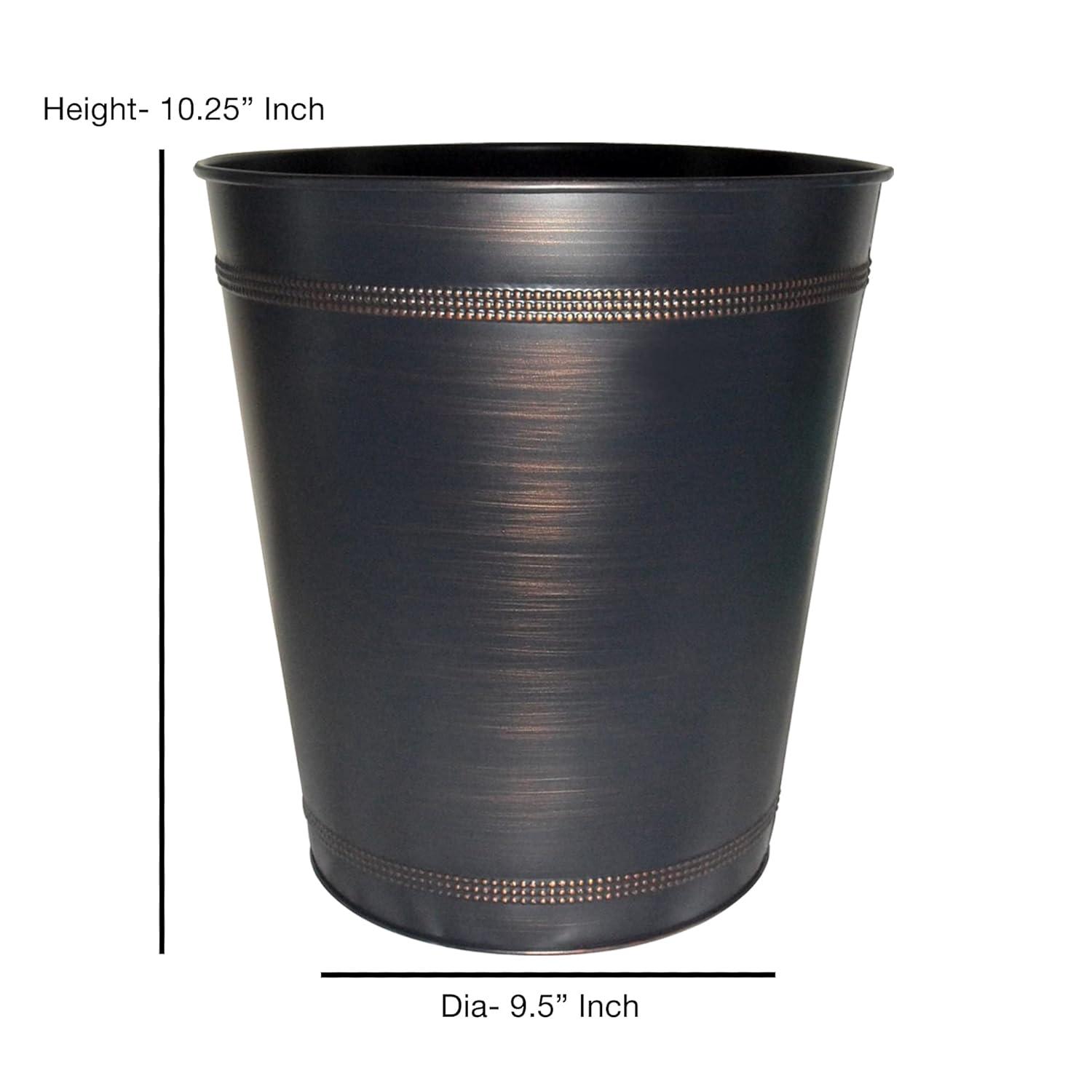 Steel Open Waste Basket - 2.25 Gallons