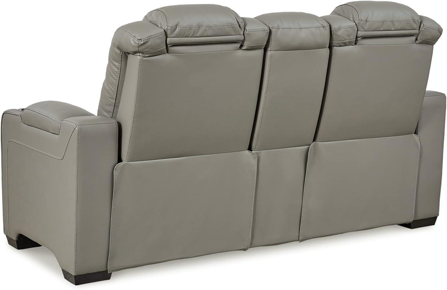 Jeremiah 75.5'' Upholstered Power Reclining Loveseat