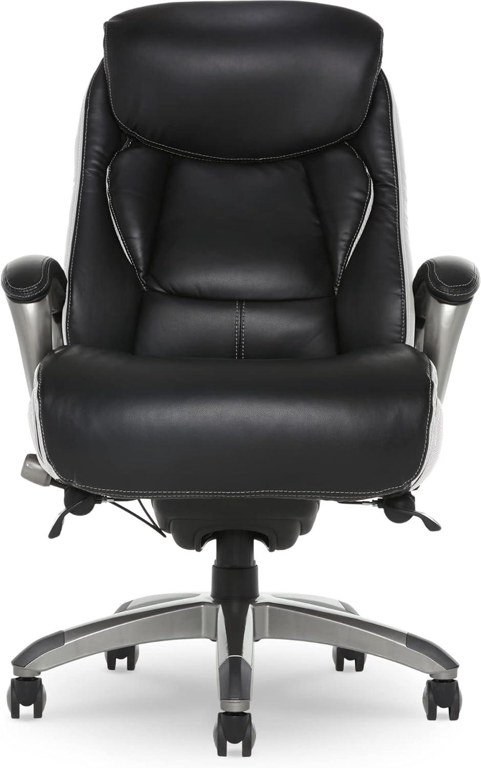 Serta Lautner Executive Office Chair, SmartLayers and ComfortCoils Technology, Adjustable Lumbar