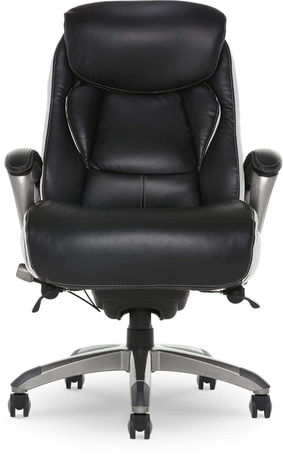 Serta Lautner Executive Office Chair, SmartLayers and ComfortCoils Technology, Adjustable Lumbar