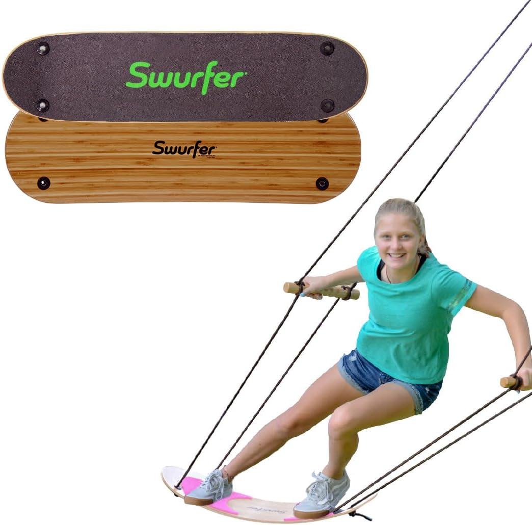 Flybar Swurfer The Original Surf Swing - Bamboo