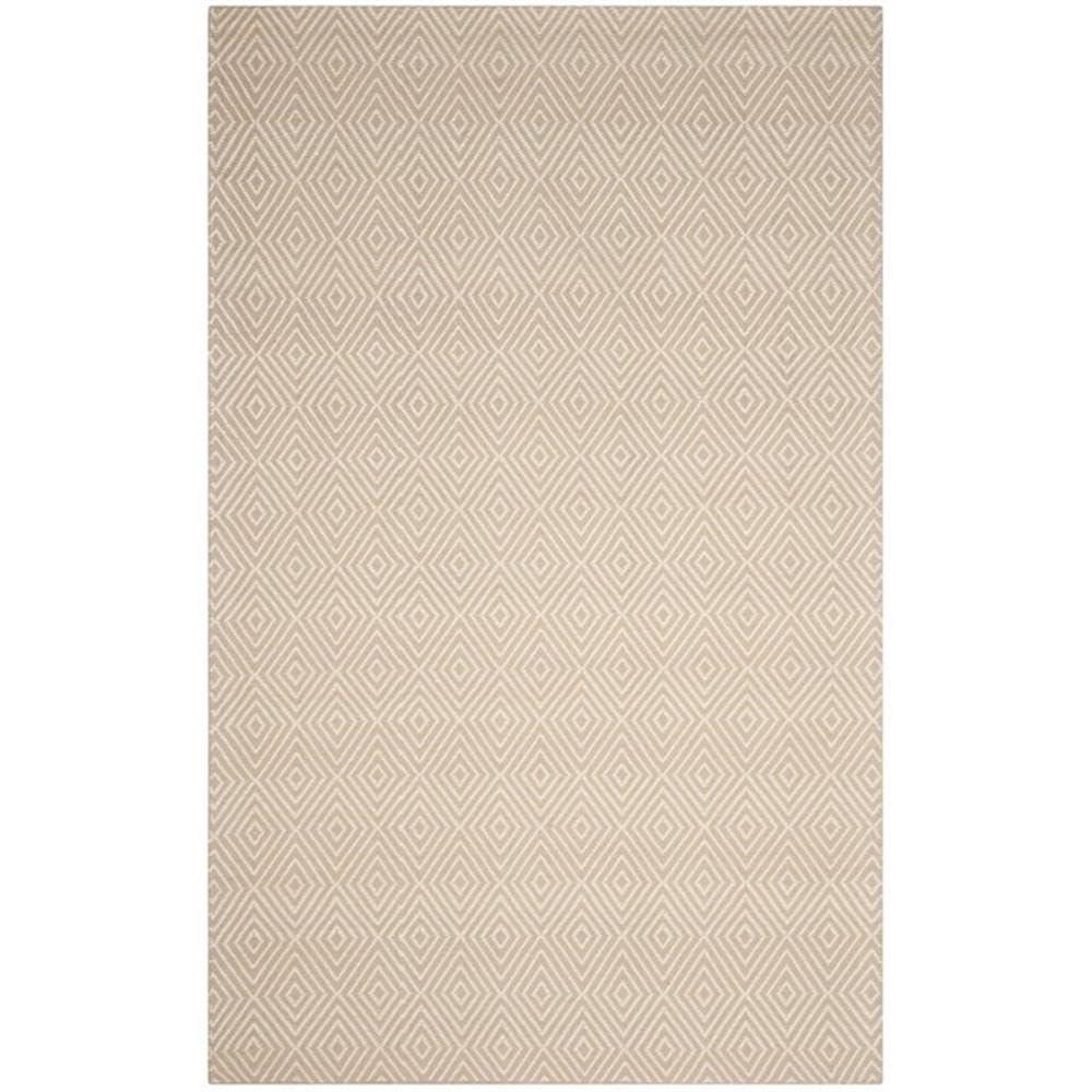 Wilton WIL715 Hand Hooked Indoor Area Rug - Beige/Ivory - 5'x8' - Safavieh