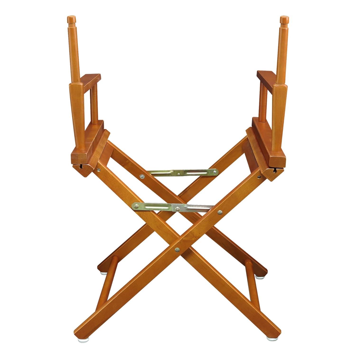 Casual Home 18-Inch Director Chair, Honey Oak Frame