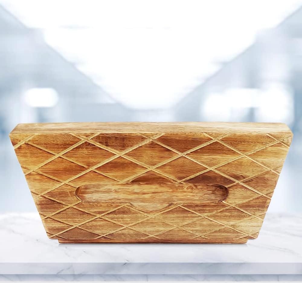 Vintiquewise Modern Decorative Paper Facial Tissue Box Holder for Kitchen, Dining Room, and Office