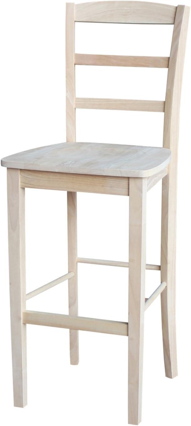 International Concepts Madrid Bar Height Stool - 30 inches Seat Height