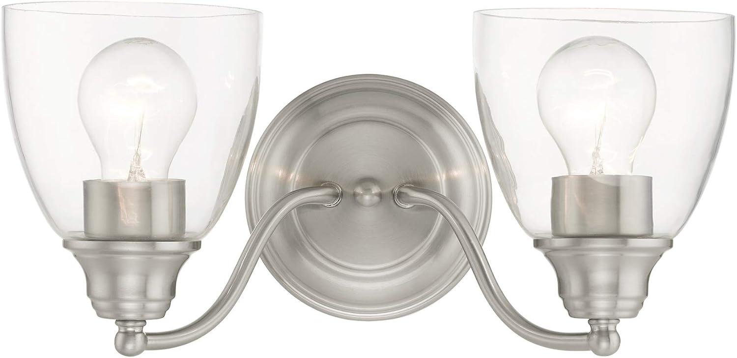 Livex Lighting Montgomery 2 - Light Vanity in  Brushed Nickel