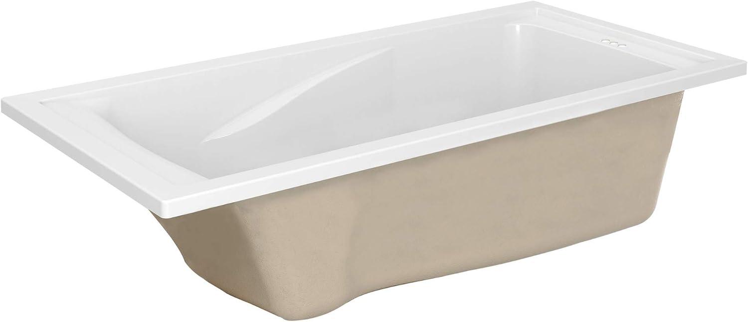 Evolution 72'' x 36'' Soaking Acrylic Bathtub