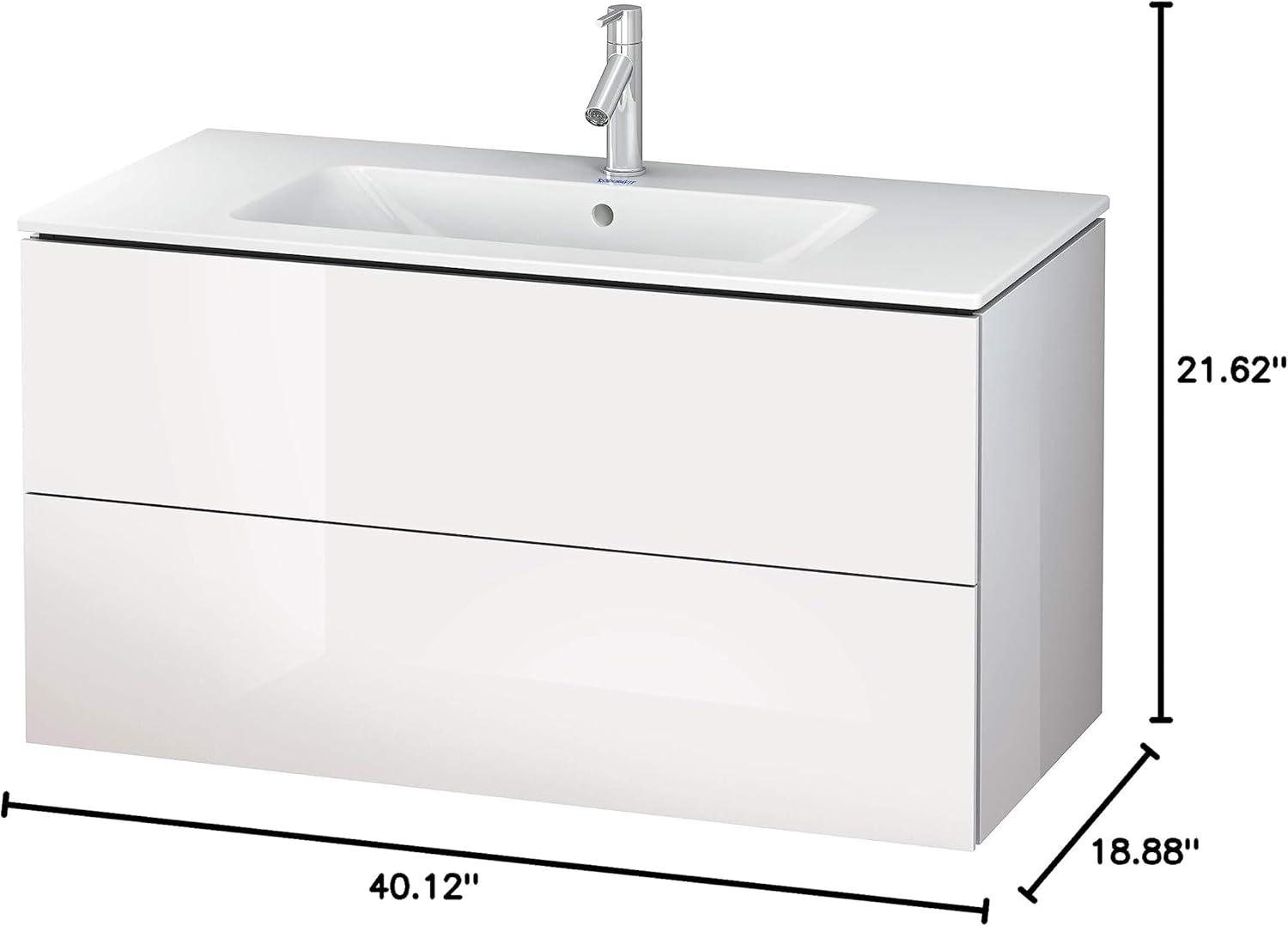 40.13'' Wall Mounted Single Bathroom Vanity Base Only