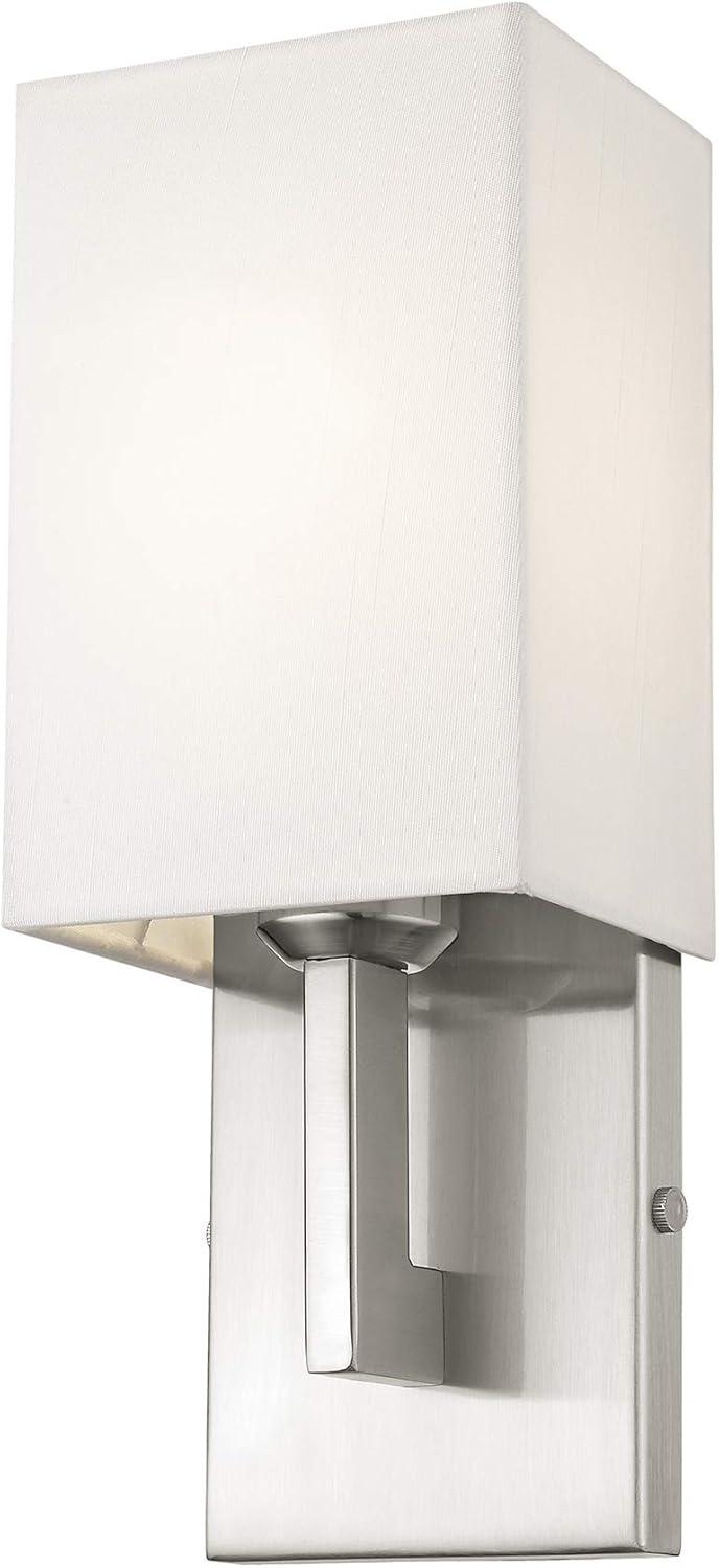 Livex Lighting Hollborn 1 - Light Wall Light in  Brushed Nickel