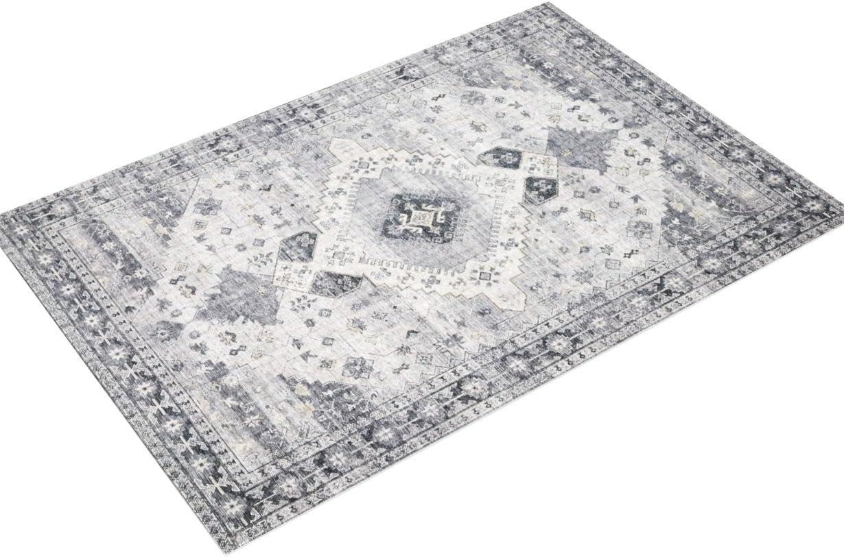 Loloi Skye Silver / Grey 8'-0" x 8'-0" Round Area Rug