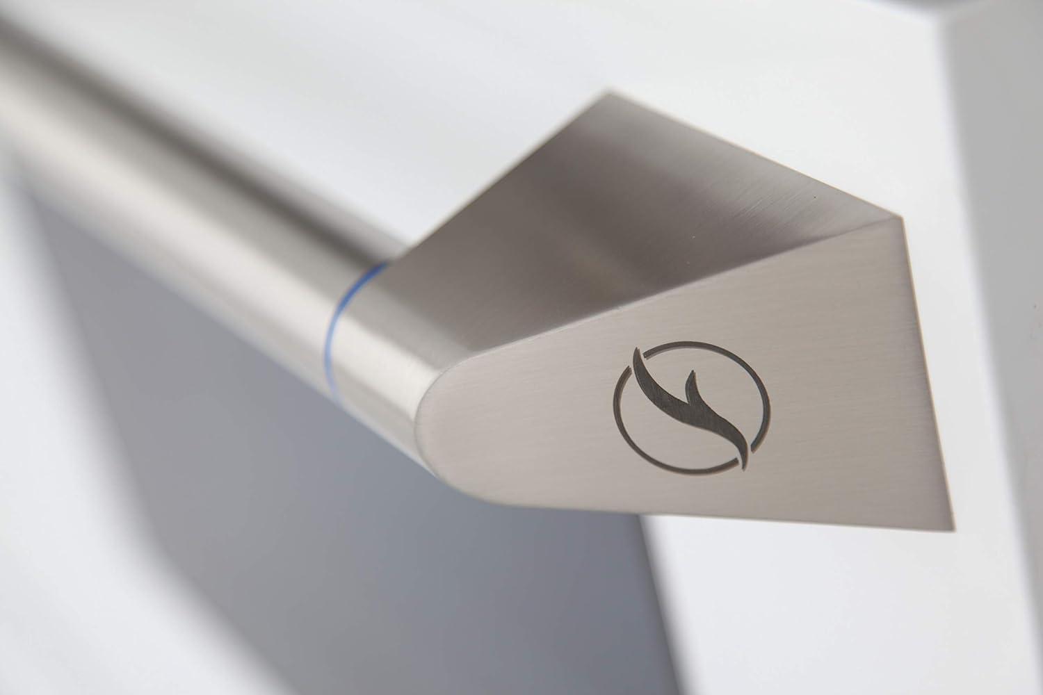 Kucht Professional 30" Modern Stainless Steel Natural Gas Range in White/Silver