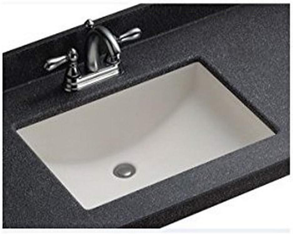 Swan 16'' Swanstone Rectangular Bathroom Sink with Overflow