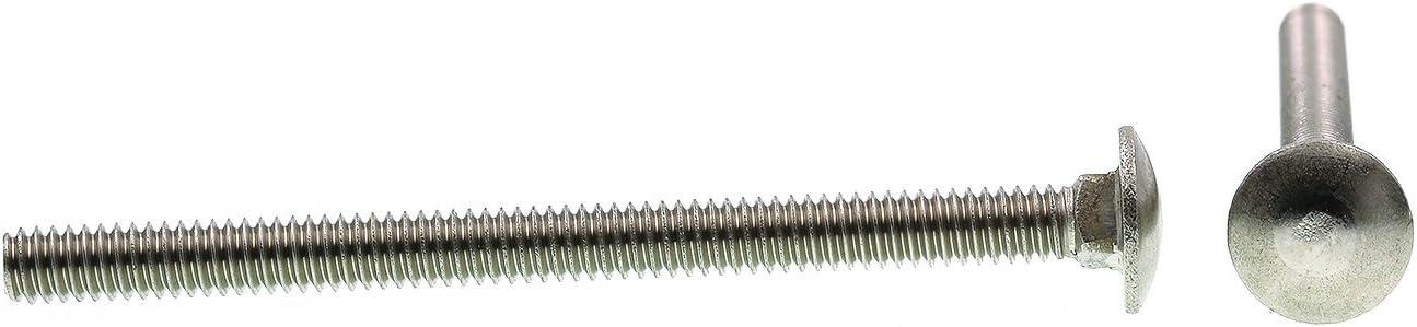 Prime-Line 9062488 Carriage Bolts, 1/4 in.-20 X 3-1/2 in., Grade 18-8 Stainless Steel, 15-Pack